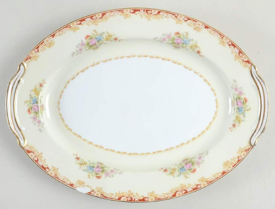N48 11" Oval Serving Platter by Noritake-1