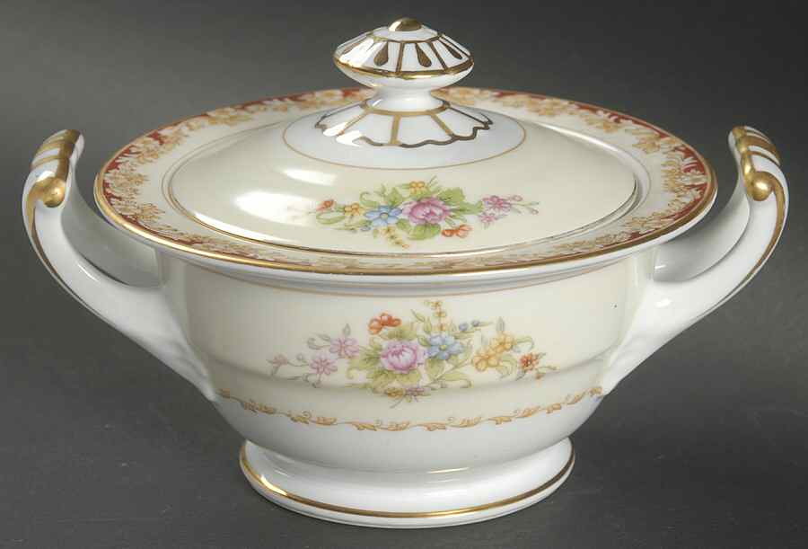 N48 Sugar Bowl & Lid by Noritake-1