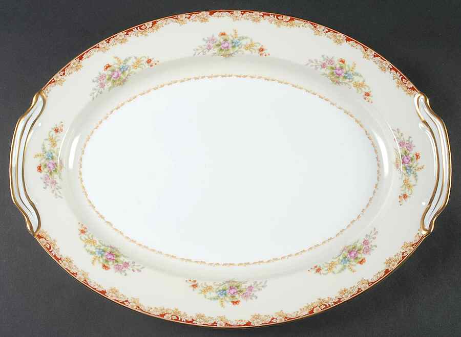 N48 16" Oval Serving Platter by Noritake-1