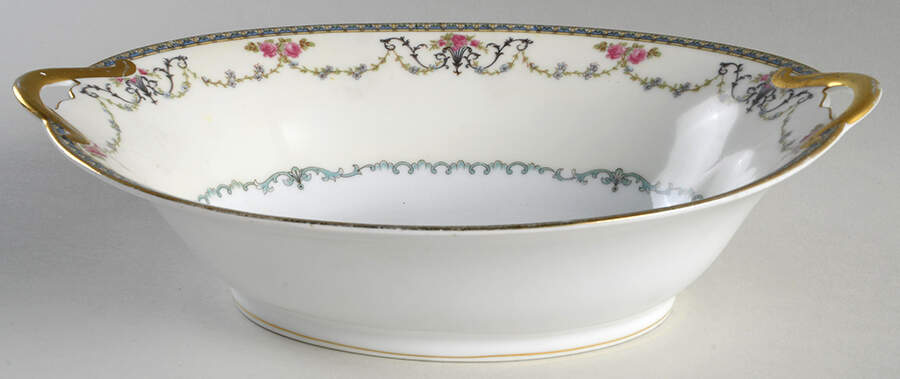 N483 10" Oval Vegetable Bowl by Noritake-1