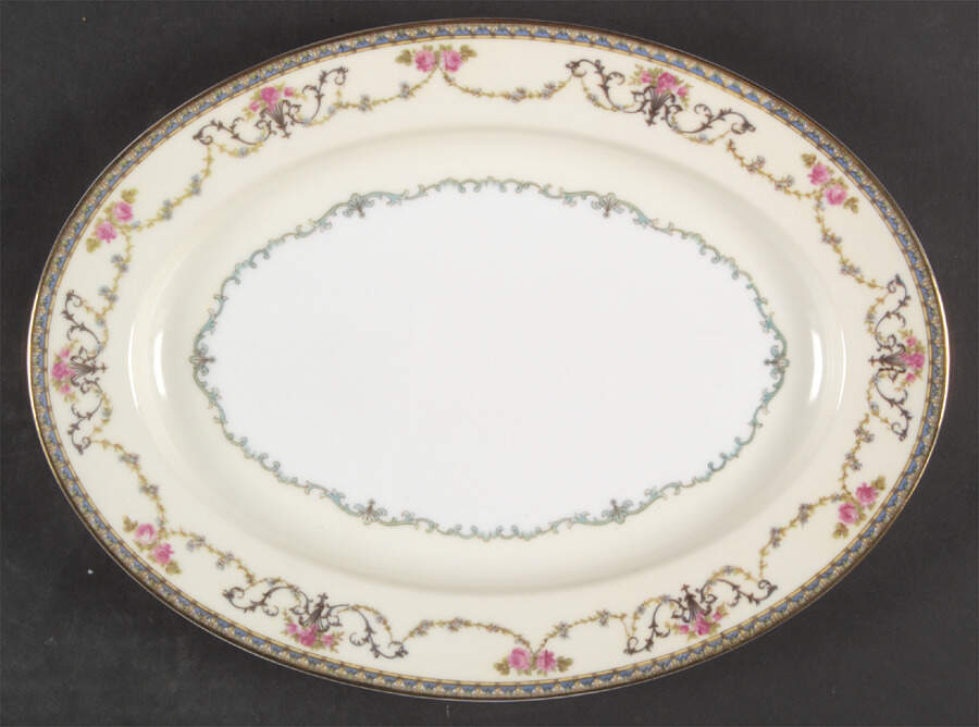 N483 11" Oval Serving Platter by Noritake-1