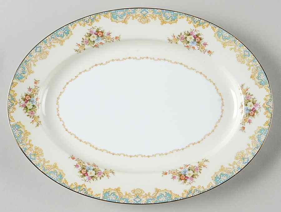 N49 11" Oval Serving Platter by Noritake-1