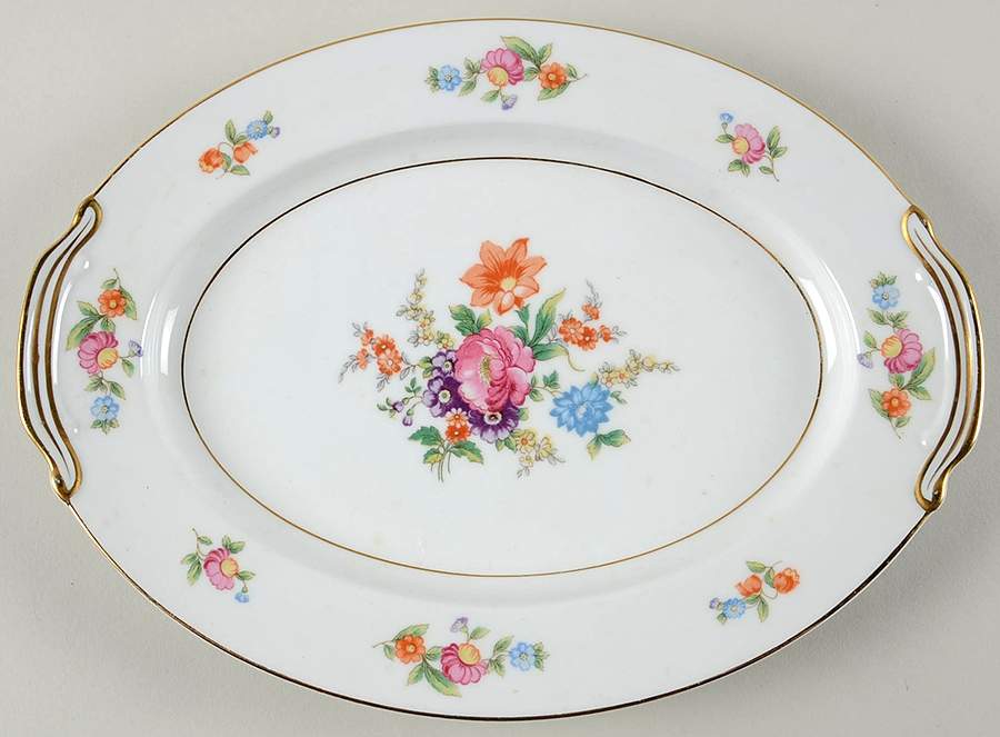 N5 11" Oval Serving Platter by Noritake-1