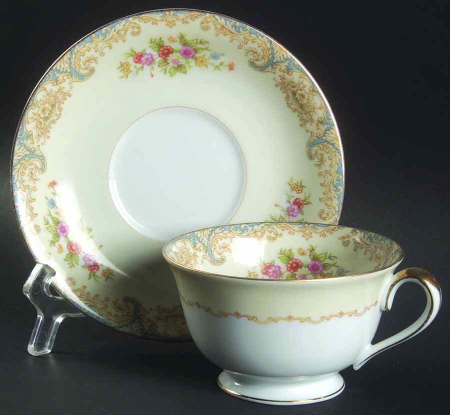 N50 Footed Cup & Saucer Set by Noritake-1