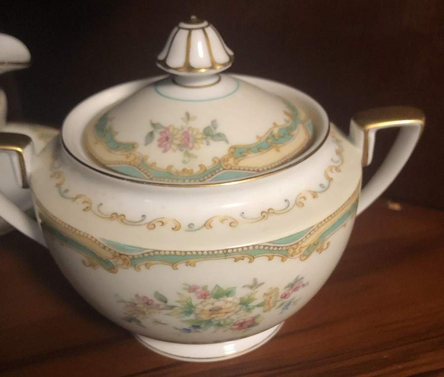 N502 Sugar Bowl & Lid by Noritake-1