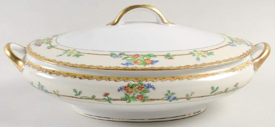 N503 Oval Covered Vegetable by Noritake-1