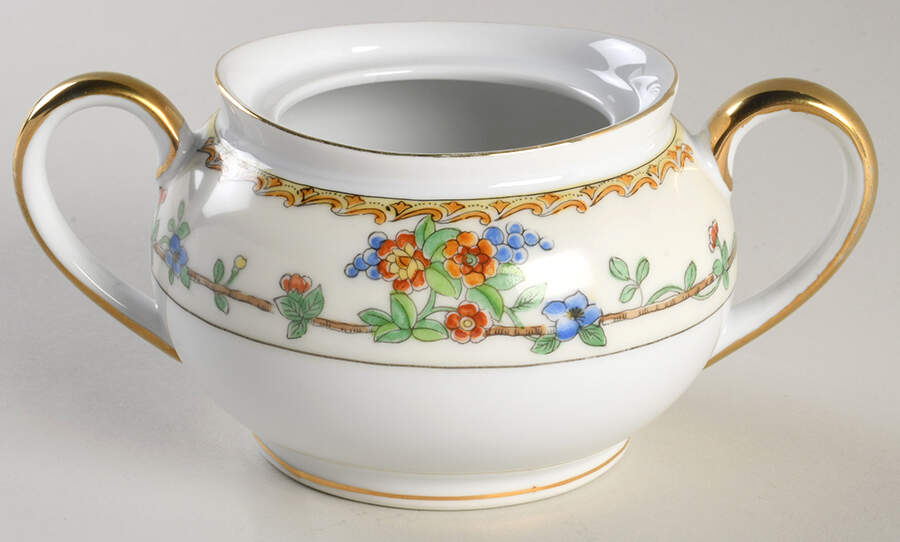 N503 Sugar Bowl No Lid by Noritake-1
