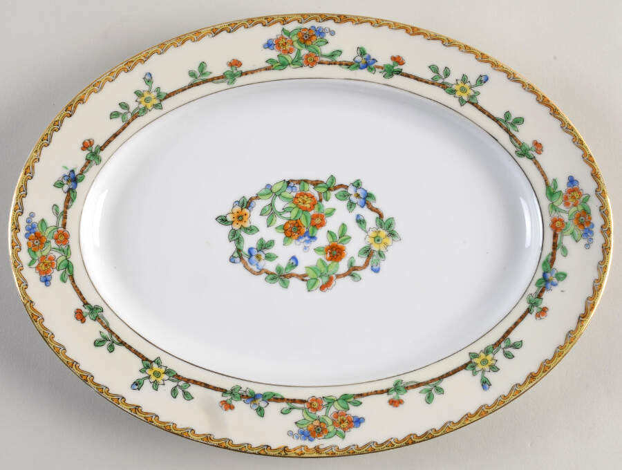 N503 11" Oval Serving Platter by Noritake-1