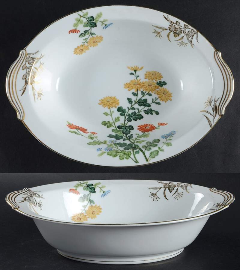 N509 10" Oval Vegetable Bowl by Noritake-1