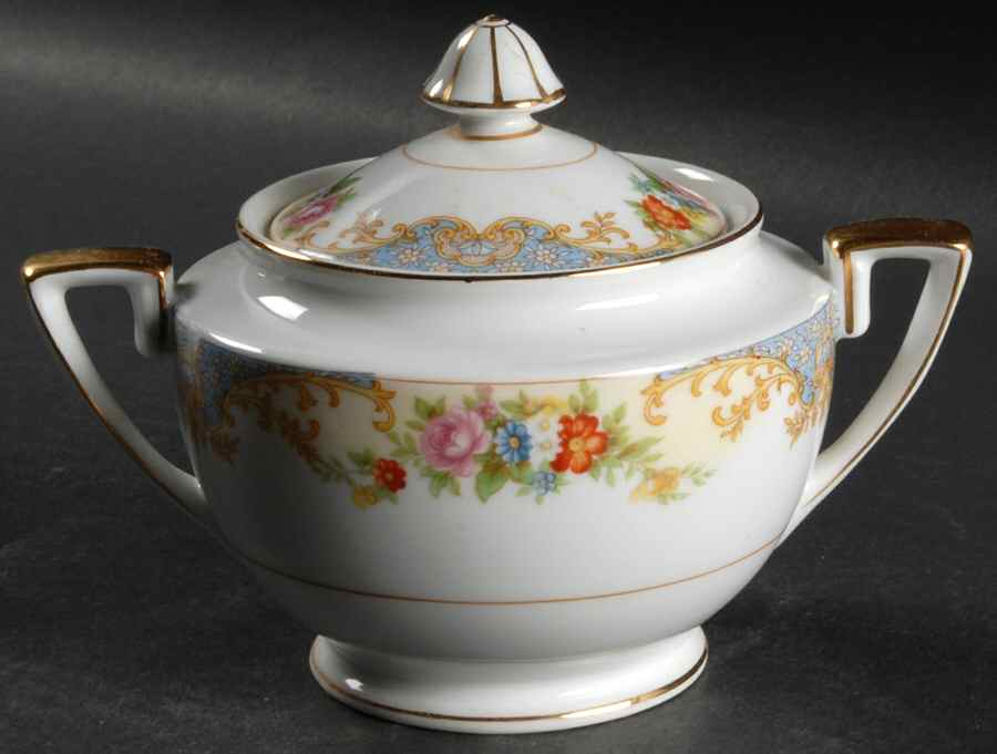 N51 Sugar Bowl & Lid by Noritake-1