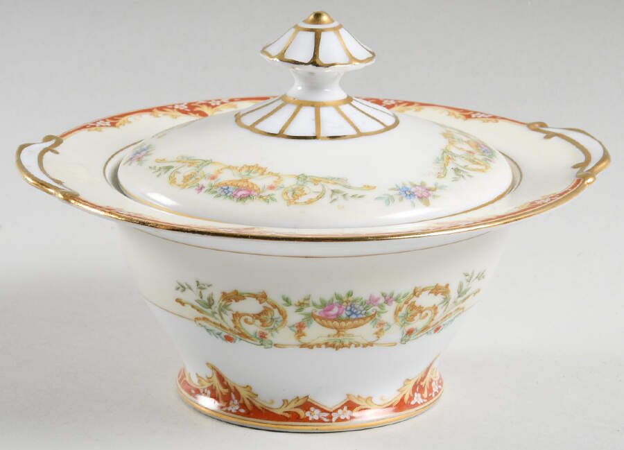 N518 Sugar Bowl & Lid by Noritake-1