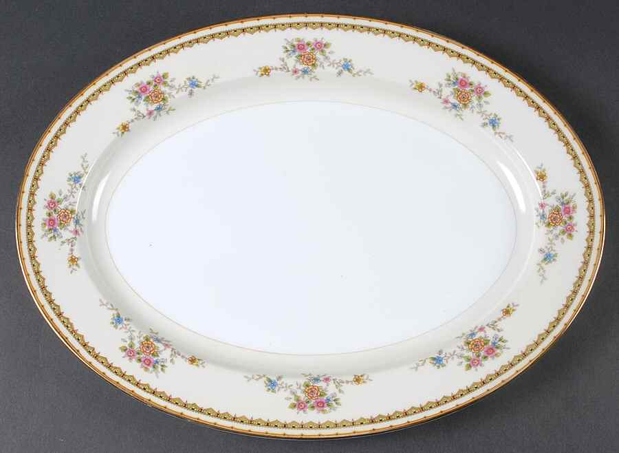 N529 16" Oval Serving Platter by Noritake-1