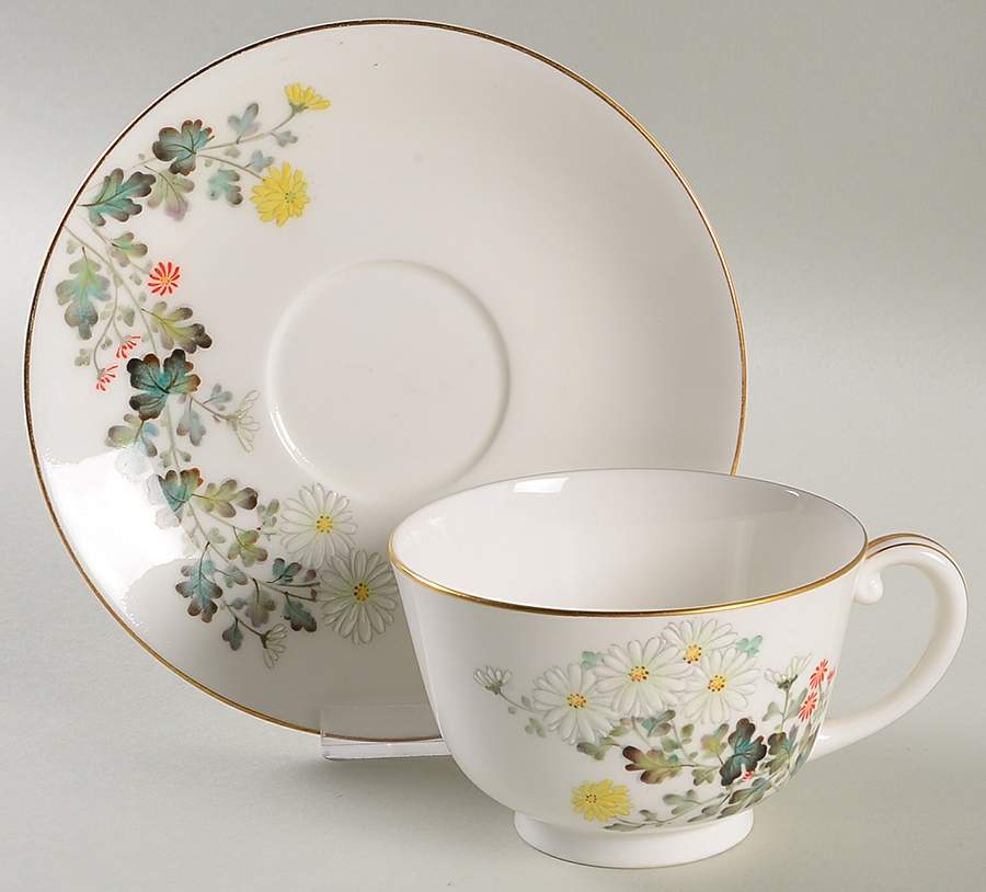 N53 Footed Cup & Saucer Set by Noritake-1
