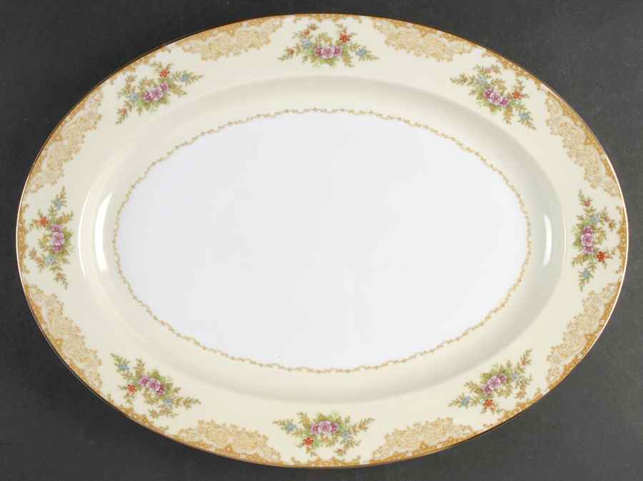 N54 16" Oval Serving Platter by Noritake-1