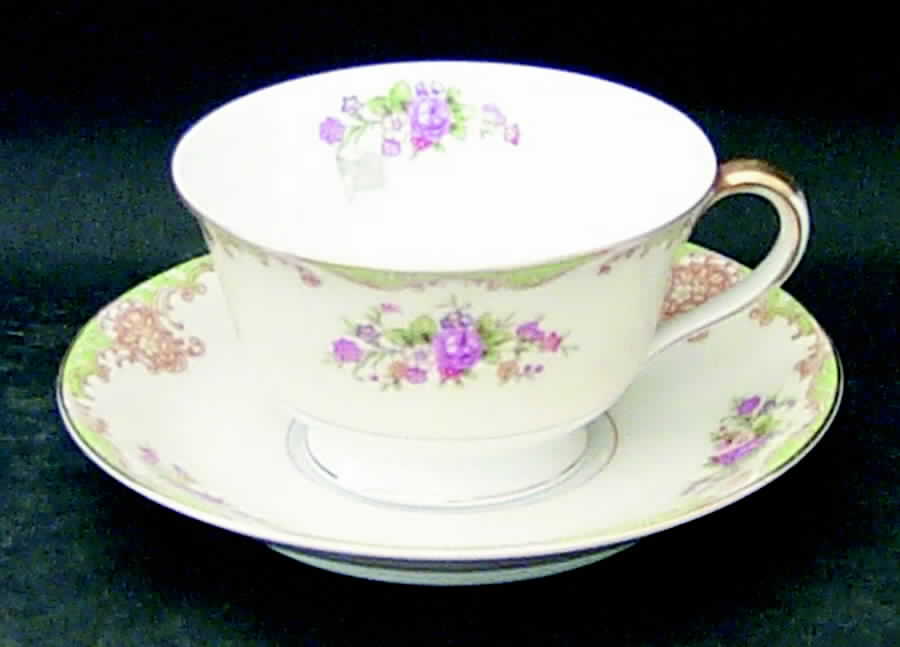 N58 Footed Cup & Saucer Set by Noritake-1