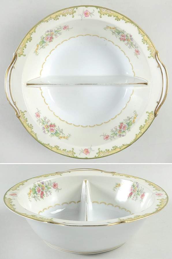 N595 Round Divided Vegetable Bowl by Noritake-1