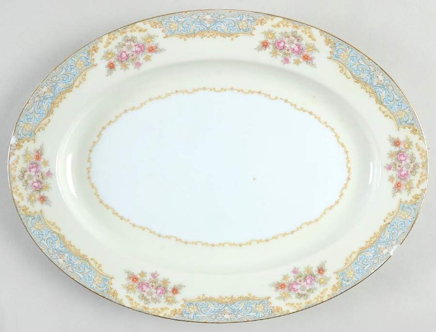 N60 11" Oval Serving Platter by Noritake-1
