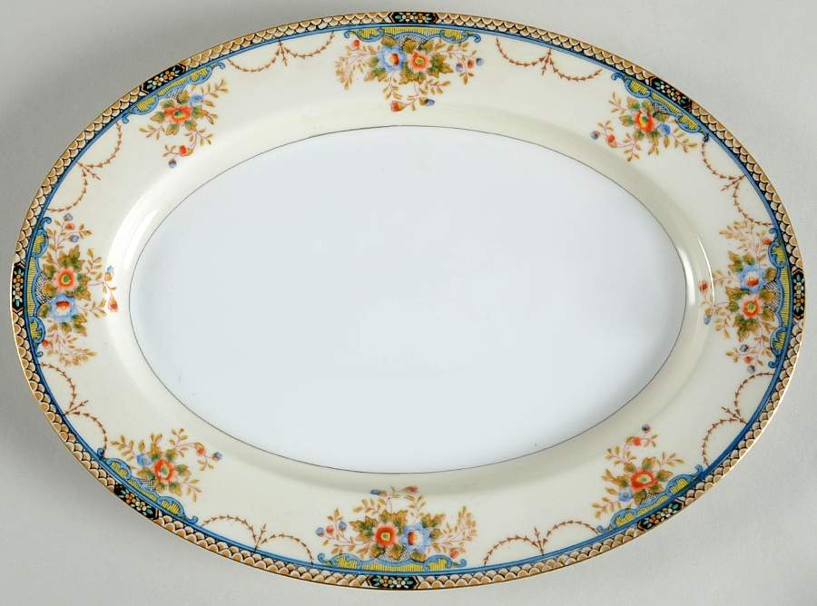 N603 11" Oval Serving Platter by Noritake-1