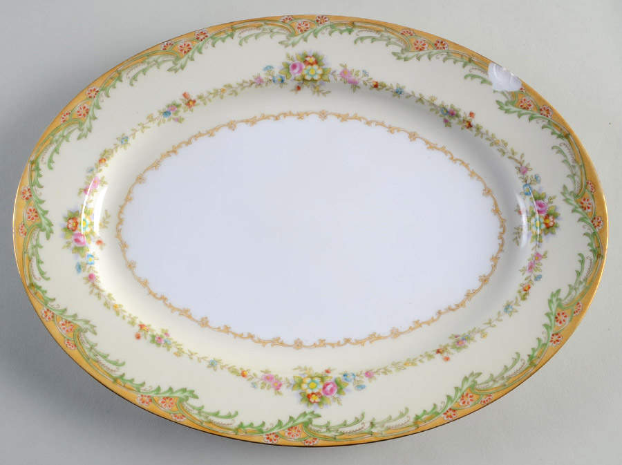 N606 11" Oval Serving Platter by Noritake-1