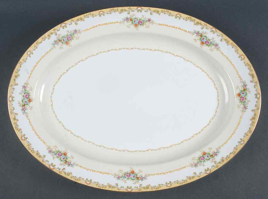 N61 16" Oval Serving Platter by Noritake-1