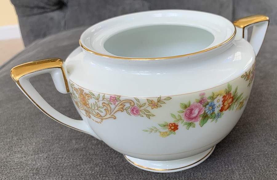 Mystery #117 Sugar Bowl No Lid by Noritake-1