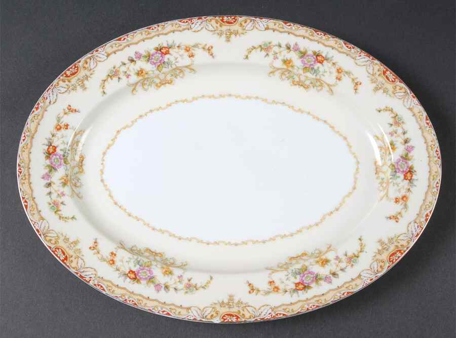 N62 11" Oval Serving Platter by Noritake-1