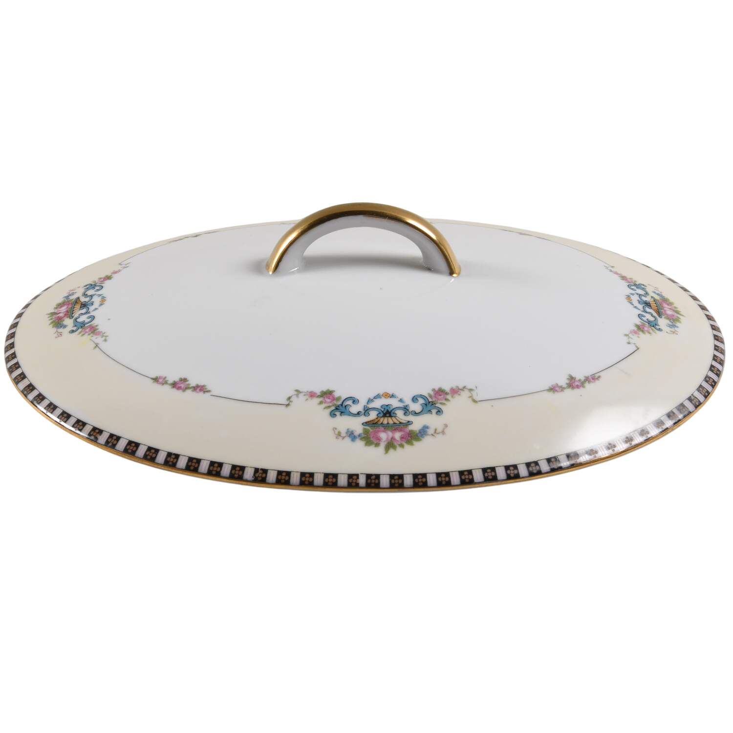 N622 Lid for Oval Vegetable by Noritake-1