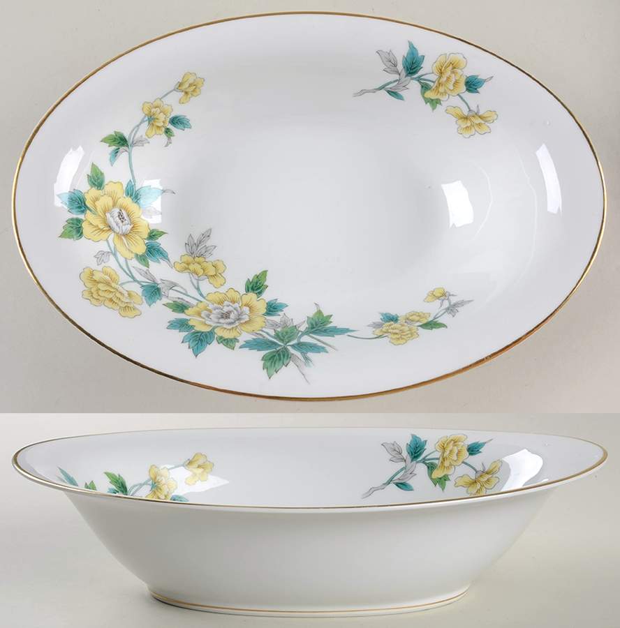 N64 10" Oval Vegetable Bowl by Noritake-1