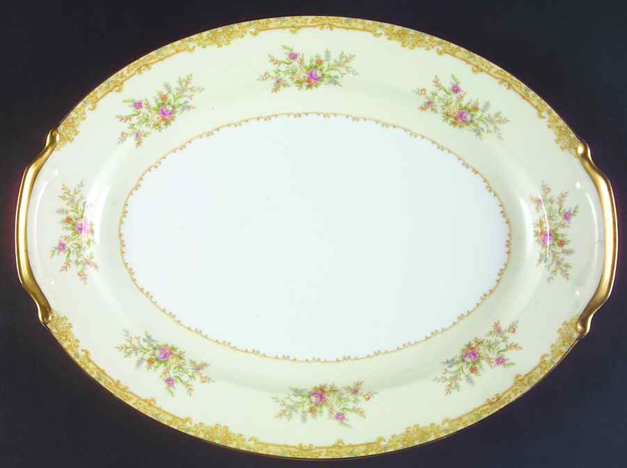 N643 16" Oval Serving Platter by Noritake-1