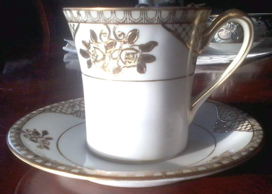 N645 Chocolate Cup & Saucer Set by Noritake-1