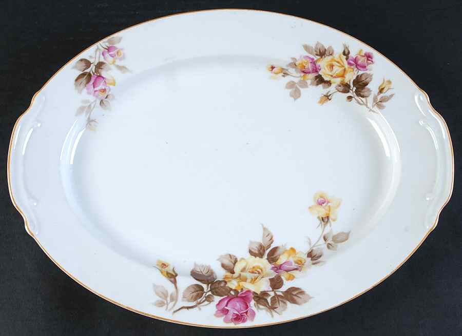 N649 13" Oval Serving Platter by Noritake-1