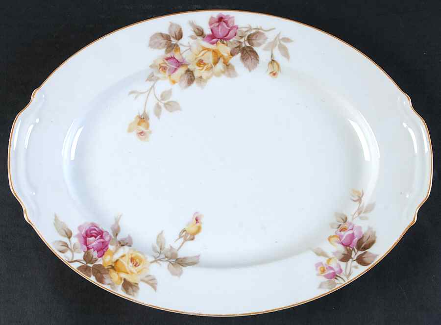 N649 11" Oval Serving Platter by Noritake-1