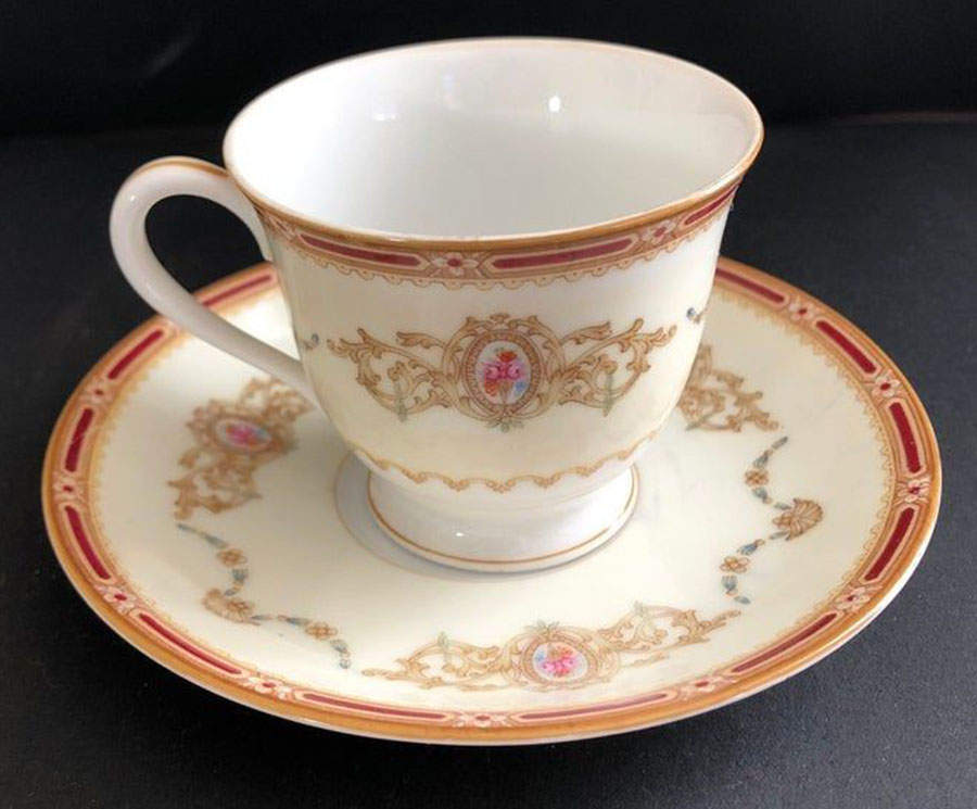 N662 Footed Demitasse Cup & Saucer Set by Noritake-1