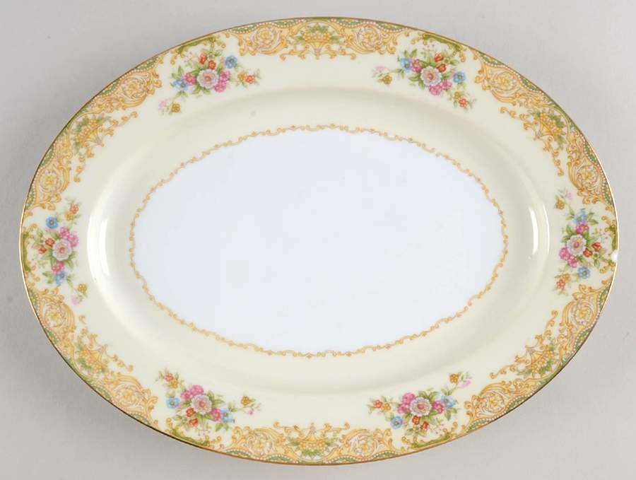 N67 11" Oval Serving Platter by Noritake-1