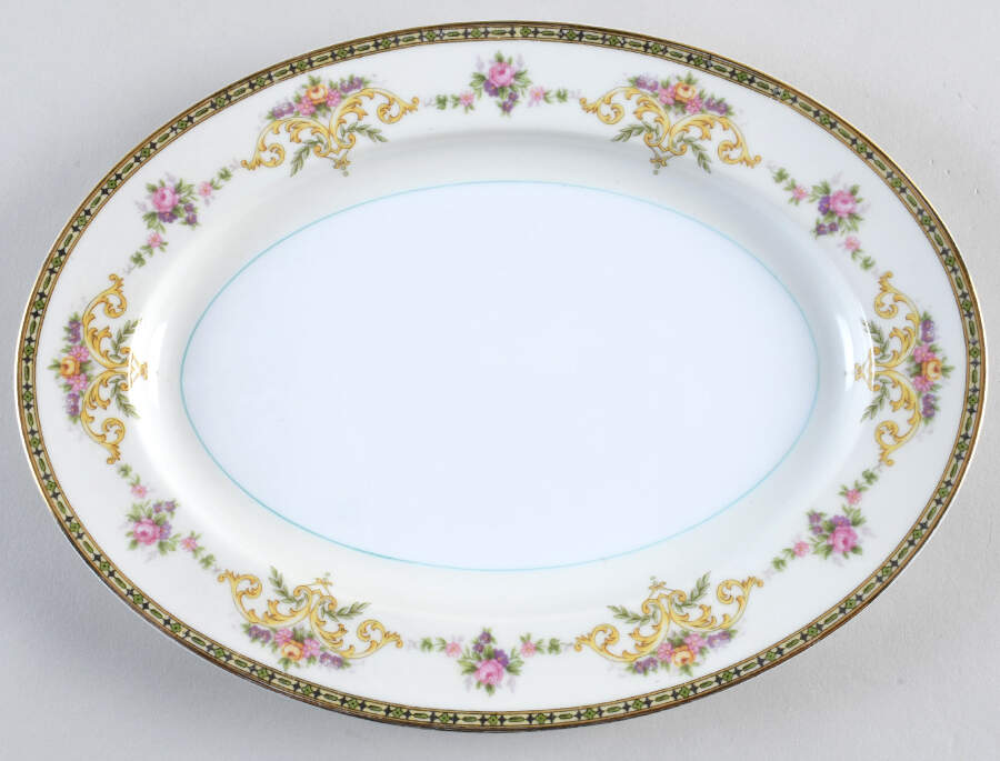 N672 11" Oval Serving Platter by Noritake-1
