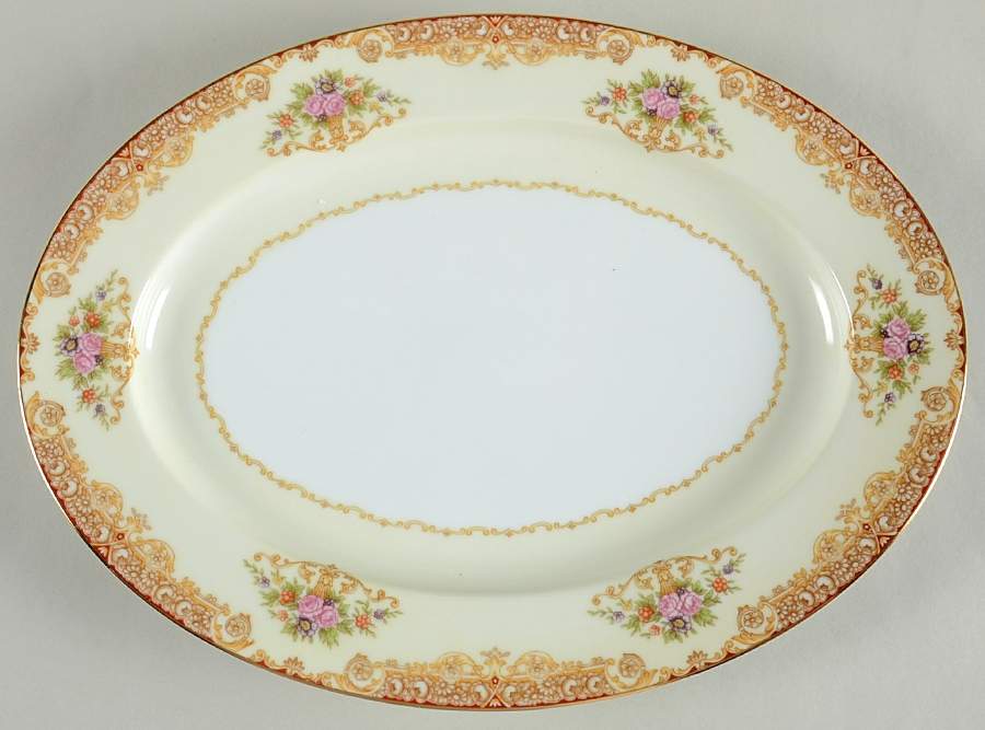 N68 13" Oval Serving Platter by Noritake-1