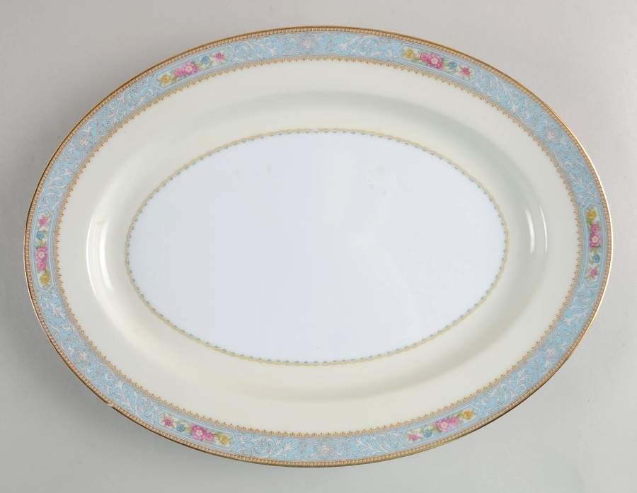 N681 13" Oval Serving Platter by Noritake-1
