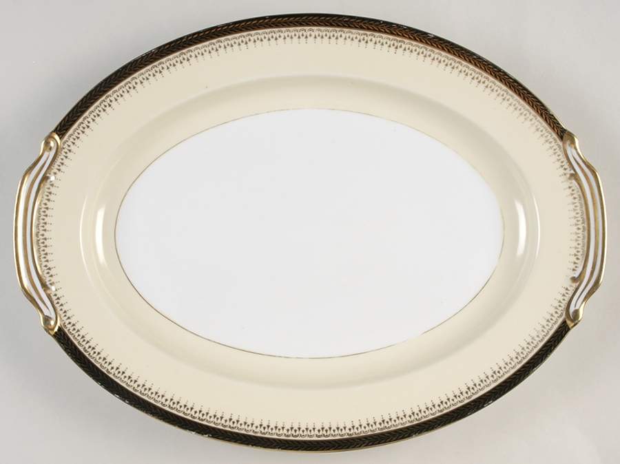 Goldbeam 16" Oval Serving Platter by Noritake-1