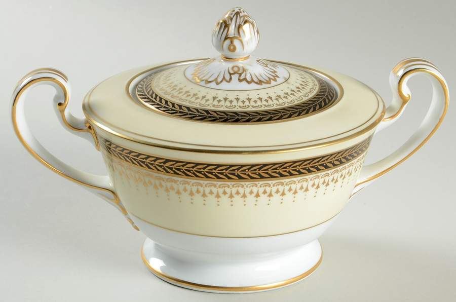 Goldbeam Sugar Bowl & Lid by Noritake-1