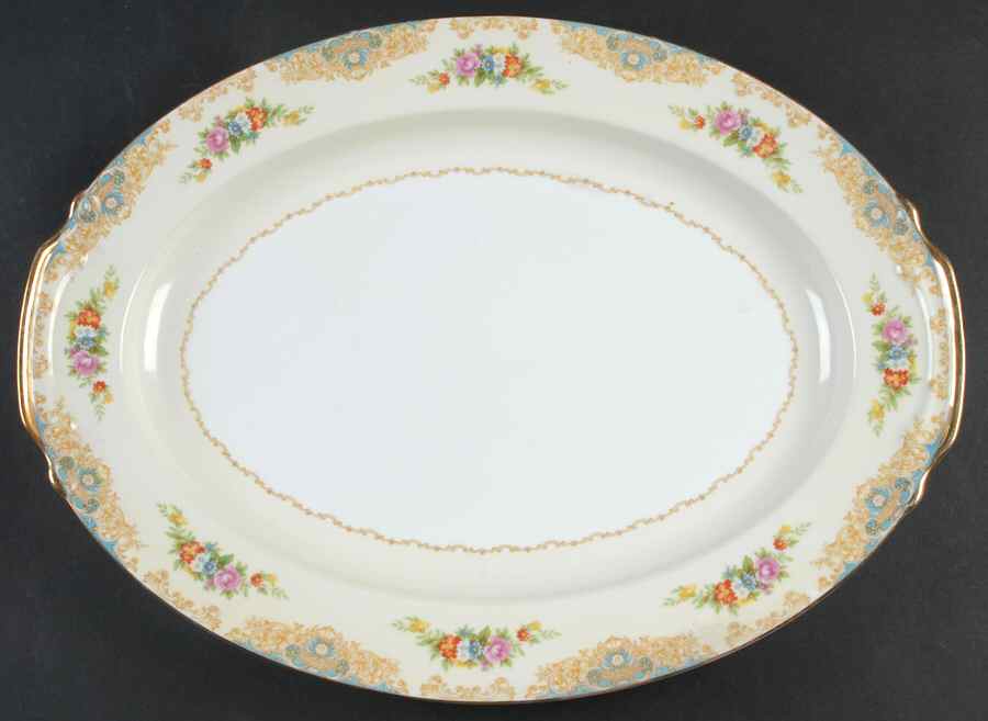 N692 16" Oval Serving Platter by Noritake-1