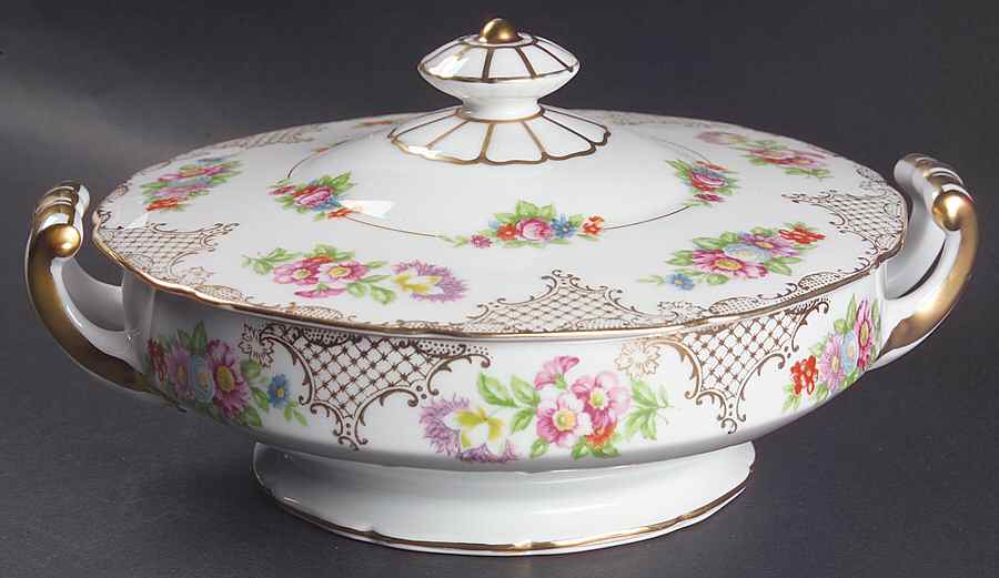 N696 Round Covered Vegetable by Noritake-1