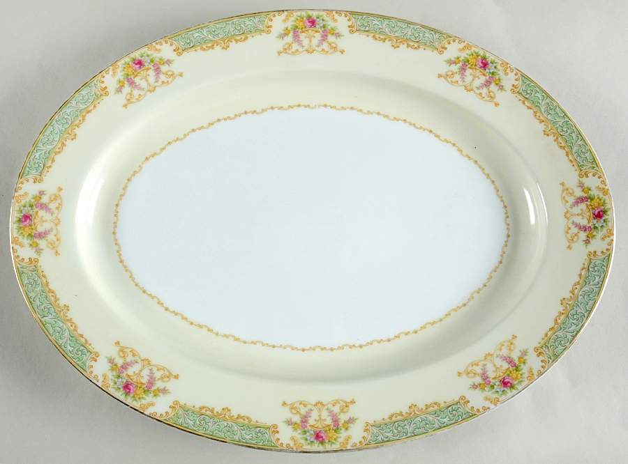N71 16" Oval Serving Platter by Noritake-1