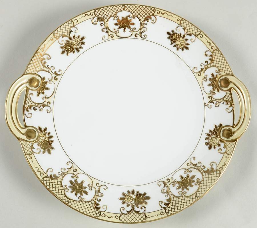 N697 Handled Cake Plate by Noritake-1