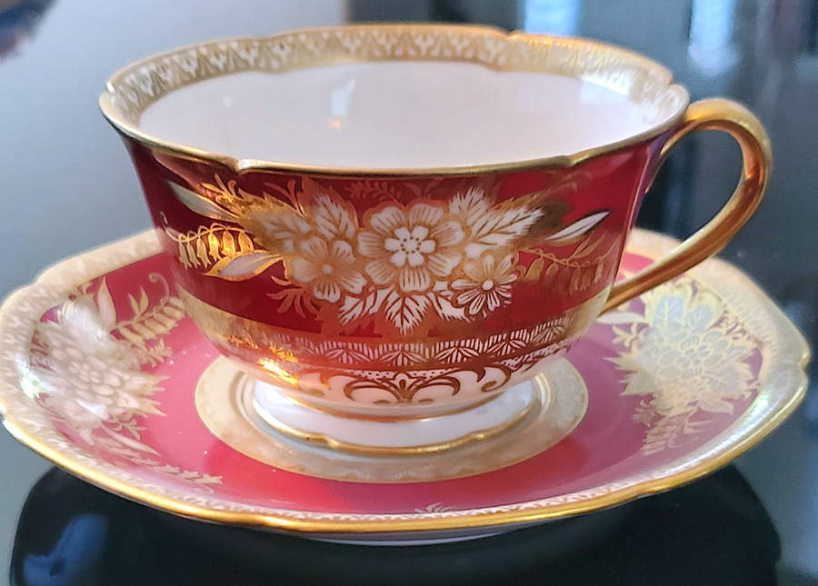 N714 Footed Cup & Saucer Set by Noritake-1
