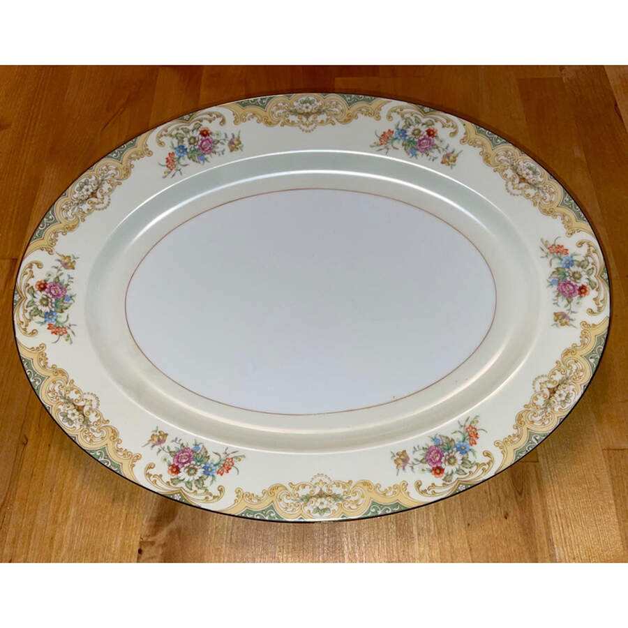 N72 13" Oval Serving Platter by Noritake-1