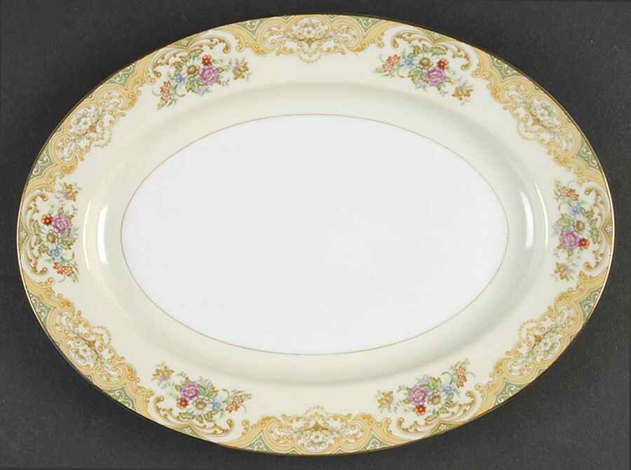 N72 11" Oval Serving Platter by Noritake-1