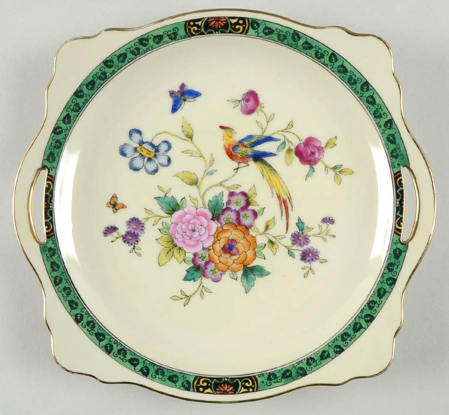 N726 Square Handled Cake Plate by Noritake-1