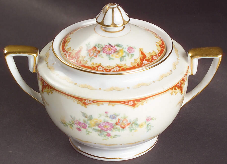 N729 Sugar Bowl & Lid by Noritake-1
