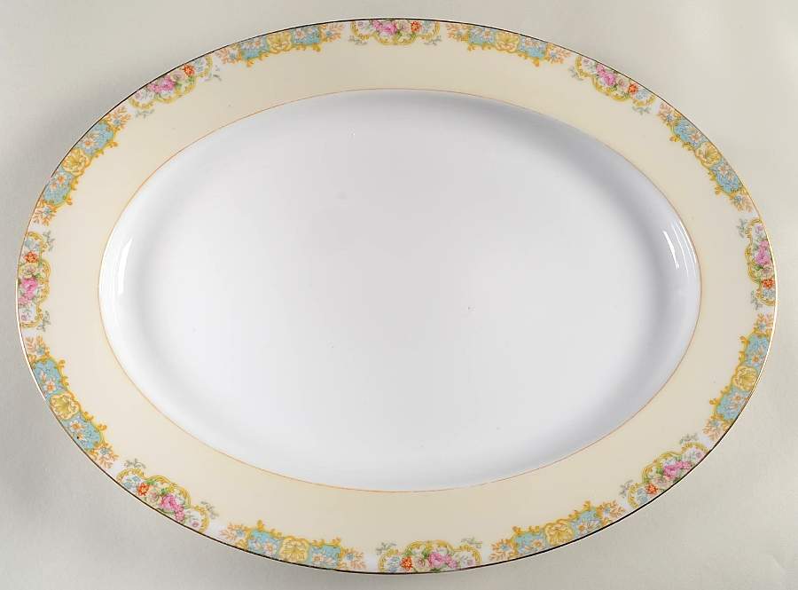 N73 16" Oval Serving Platter by Noritake-1