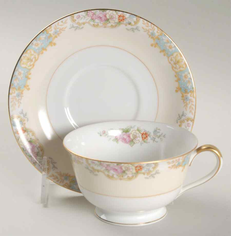 N73 Footed Cup & Saucer Set by Noritake-1